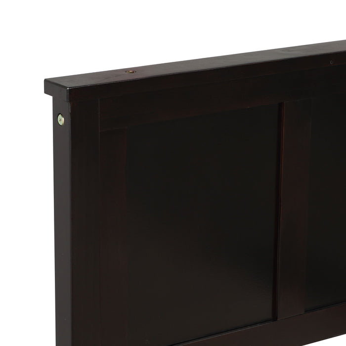 Platform Storage Bed With 2 Wheel Base Drawers