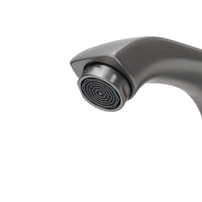 Modern Freestanding Bathroom Vanity With Ceramic Sink, Hot And Cold Faucet, Storage Cabinet & Open Shelf