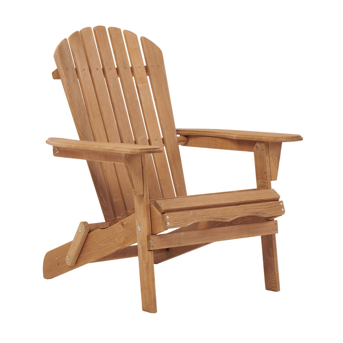Oversize Outdoor Folding Adirondack Chair, Patio Chair For Garden