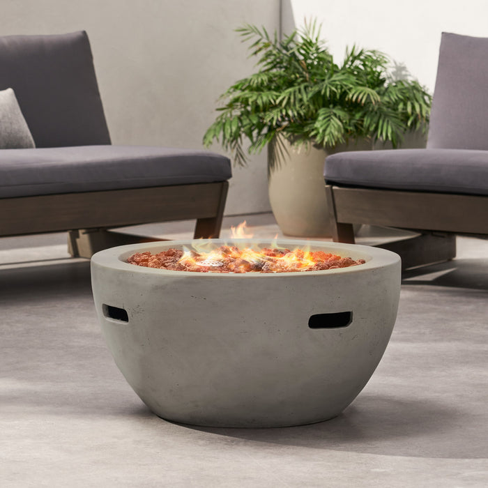 Bowl Shaped Propane Fire Pit 40000 Btu