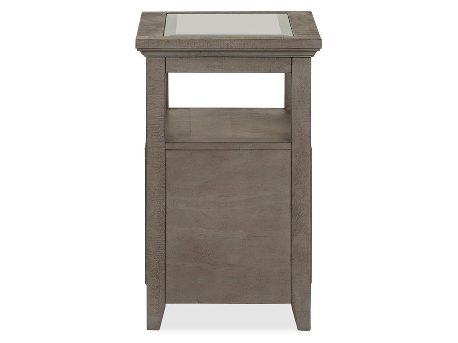 Paxton Place - Chairside End Table - Dovetail Gray