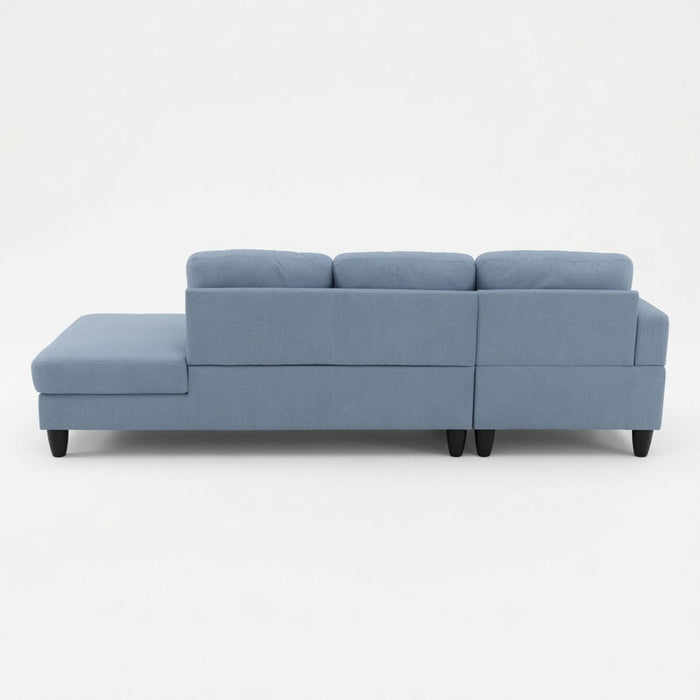 L - Shaped Sectional Sofa With Chaise & Ottoman