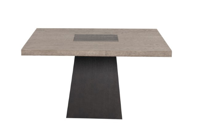 Broager - 5 Pc Dining Table Set (White Swivel Chairs)
