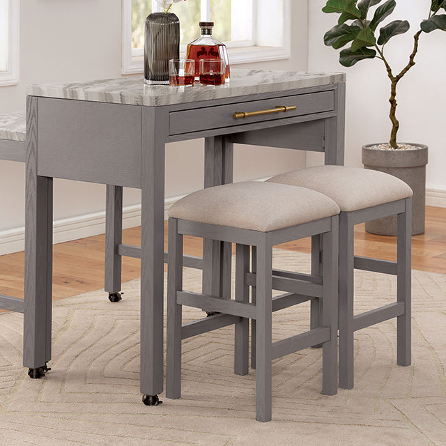 Whitehall - 3 Pc Counter Ht Table Set