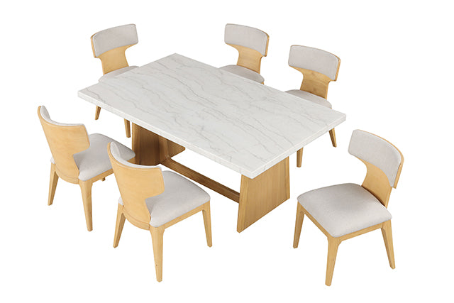 Caerwys - 7 Pc Dining Table Set