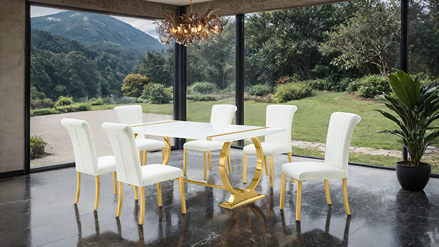Holbaek - 5 Pc 80" Dining Table Set