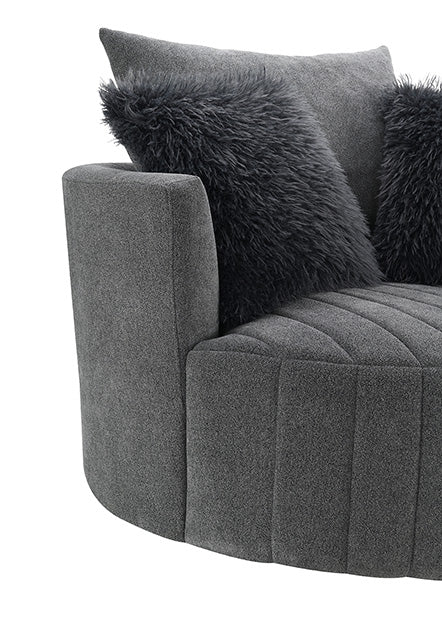 Hoople - Channel Tufted Swivel Chair