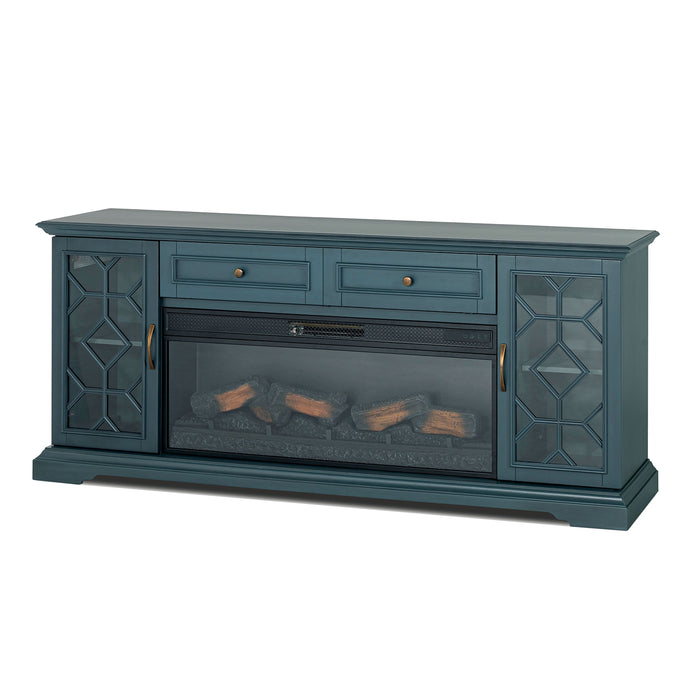Fidel - 74'' TV Console w/ Electric Fireplace