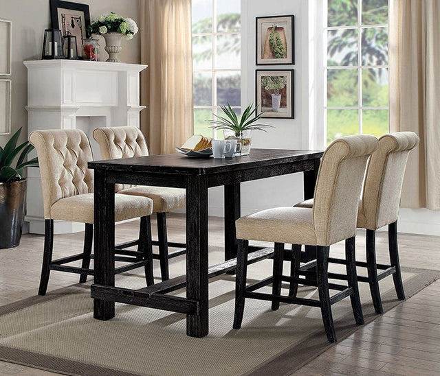 Sania - 5 Pc Counter Ht Table Set