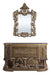 Constantine - Dresser - Brown & Gold Finish Unique Piece Furniture