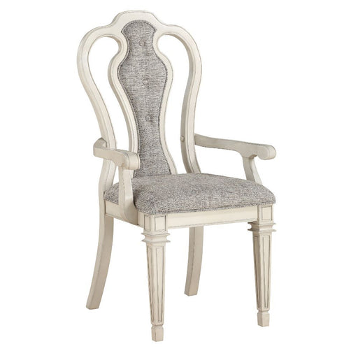 Kayley - Chair (Set of 2) - Linen & Antique White Unique Piece Furniture