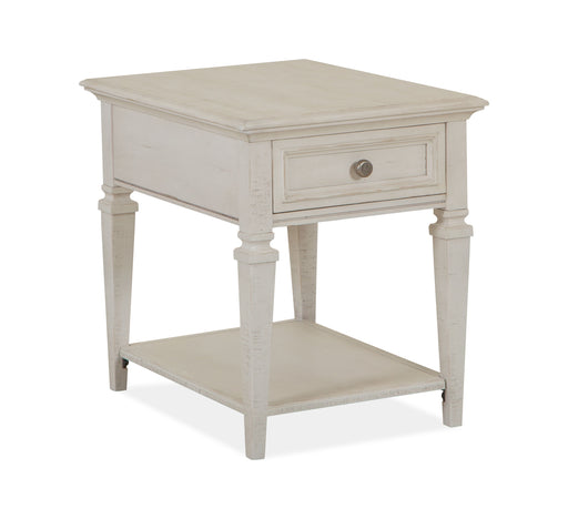 Newport - Rectangular End Table - Alabaster Unique Piece Furniture