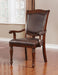 Sylvana - Arm Chair (Set of 2) - Brown Cherry / Espresso Unique Piece Furniture