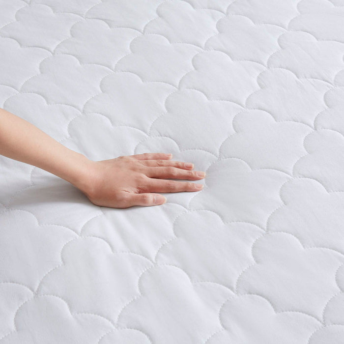Cotton Percale Quilted Mattress Pad