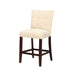 Baldwin - Counter Height Chair (Set of 2) - Beige Microfiber & Walnut Unique Piece Furniture