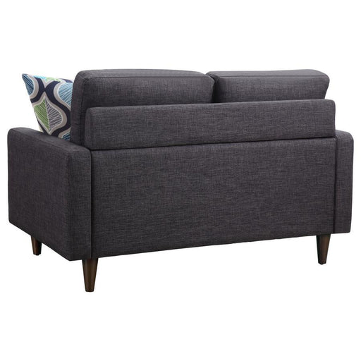 Watsonville - Tufted Back Loveseat - Gray Unique Piece Furniture