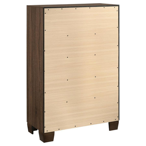 Brandon - 5-Drawer Chest - Medium WArm - Brown Unique Piece Furniture