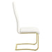 Montclair - Side Chairs (Set of 4) - White And Rustic Brass Unique Piece Furniture