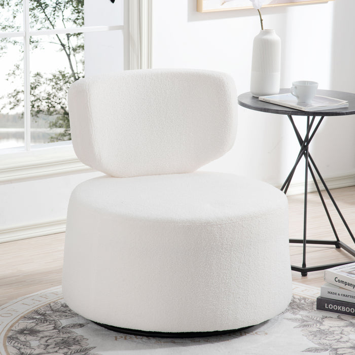 29.13" Wide Swivel Chair - White