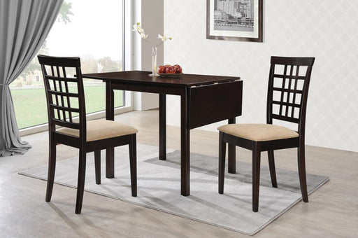 Kelso - Rectangular Dining Table With Drop Leaf - Cappuccino Unique Piece Furniture