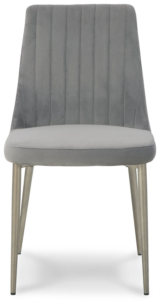 Barchoni - Gray - Dining Uph Side Chair (Set of 2) Unique Piece Furniture