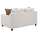 Christine - Upholstered Cushion Back Loveseat - Beige Unique Piece Furniture