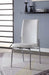 Osias - Side Chair (Set of 2) - White PU & Chrome Unique Piece Furniture