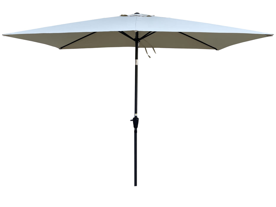 6 X 9 Ft Patio Umbrella Outdoor Waterproof Umbrella With Crank And Push Button Tilt Without Flap For Garden Backyard Pool Swimming Pool