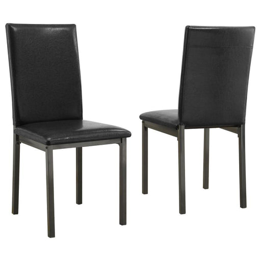 Garza - Upholstered Dining Chairs (Set of 2) - Black Unique Piece Furniture