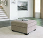 Creswell - Stone - Ottoman With Storage Unique Piece Furniture