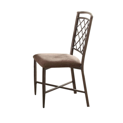 Aldric - Side Chair (Set of 2) - Fabric & Antique Unique Piece Furniture