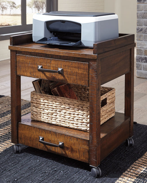 Baldridge - Rustic Brown - Printer Stand Unique Piece Furniture