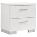 Felicity - 2-Drawer Nightstand - Glossy White Unique Piece Furniture