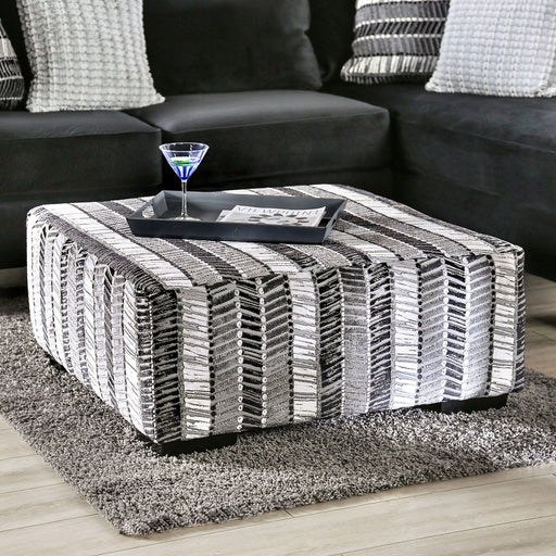 Modbury - Ottoman - Stripe Multi Unique Piece Furniture