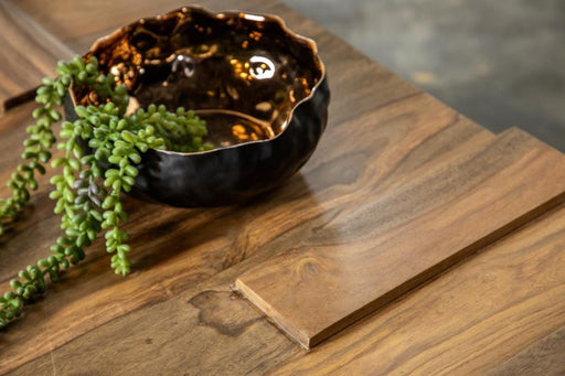 Samira - Wooden Square Coffee Table - Natural Sheesham Unique Piece Furniture