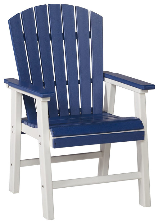 Toretto - Blue / White - Arm Chair (Set of 2) Unique Piece Furniture Furniture Store in Dallas and Acworth, GA serving Marietta, Alpharetta, Kennesaw, Milton