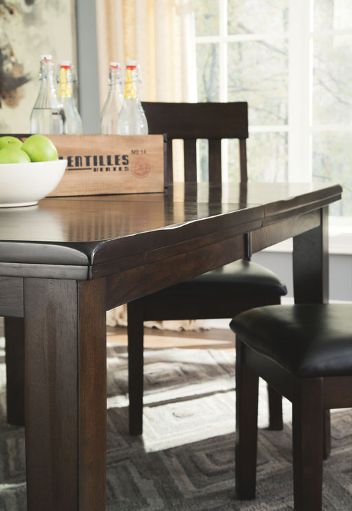 Haddigan - Dark Brown - Rectangular Dining Room Extension Table Unique Piece Furniture