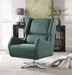 Eudora II - Accent Chair - Green Leather-Gel Unique Piece Furniture