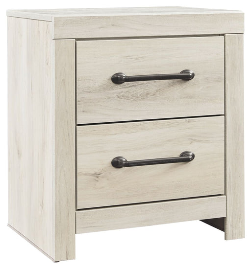 Cambeck - Whitewash - Two Drawer Night Stand Unique Piece Furniture