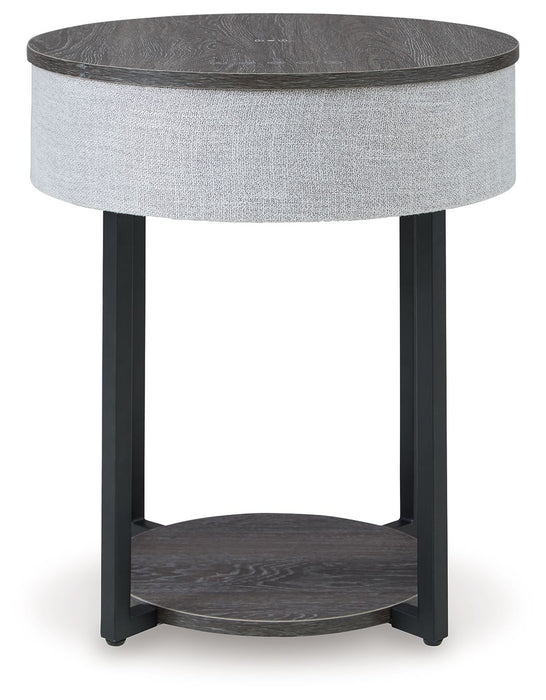 Sethlen - Accent Table - Gray / Black
