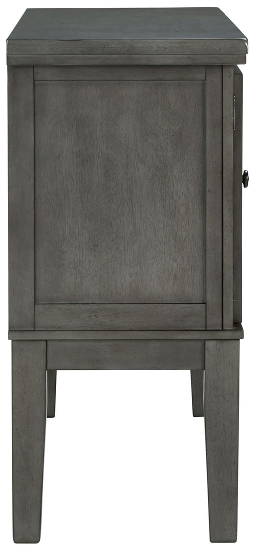 Hallanden - Gray - Dining Room Server Unique Piece Furniture