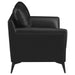 Moira - Upholstered Tufted Loveseat With Track Arms - Black Unique Piece Furniture