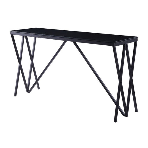 Magenta - Accent Table - Black & Glass Unique Piece Furniture