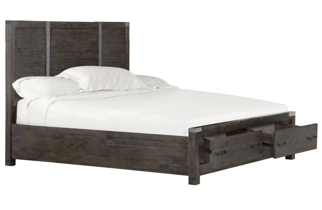 Abington - Panel Bed With Storage