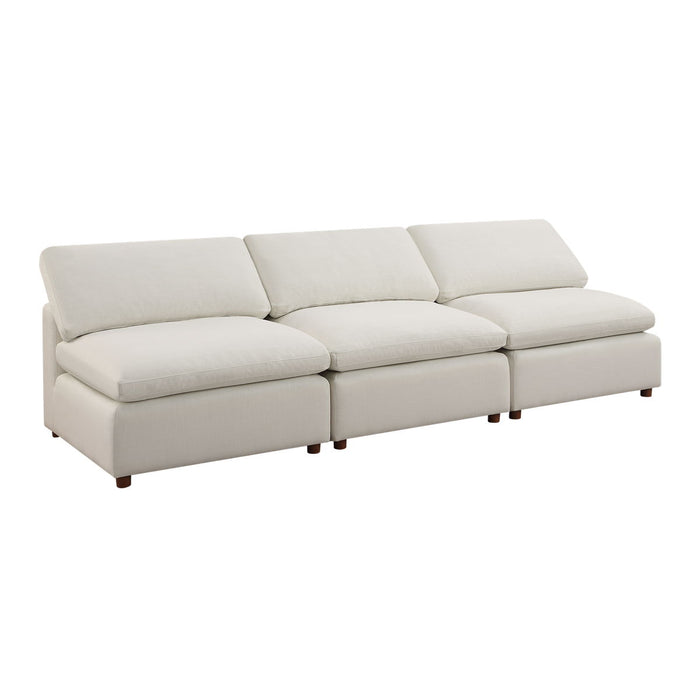 Modern Modular Sectional Sofa Set, Self-Customization Design Sofa, White