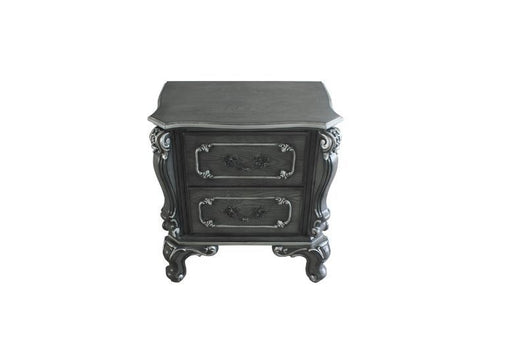 House - Delphine - Nightstand - Charcoal Finish Unique Piece Furniture