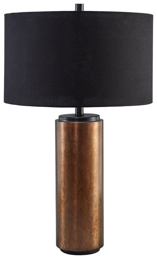 Hildry - Antique Brass Finish - Metal Table Lamp Unique Piece Furniture