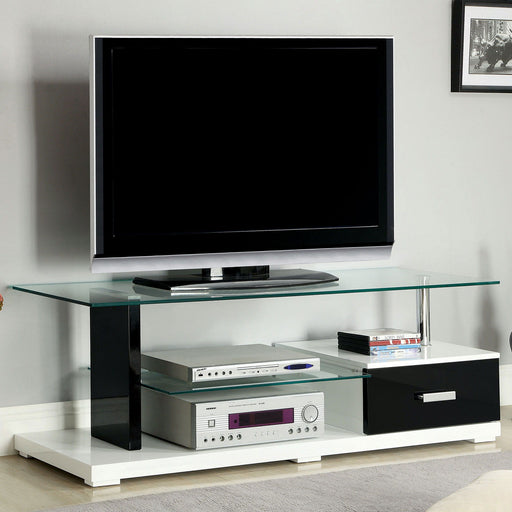 Egaleo - TV Console - Black / White Unique Piece Furniture