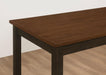 Connie - 4 Piece Counter Height Set - Chestnut And Dark Brown Unique Piece Furniture