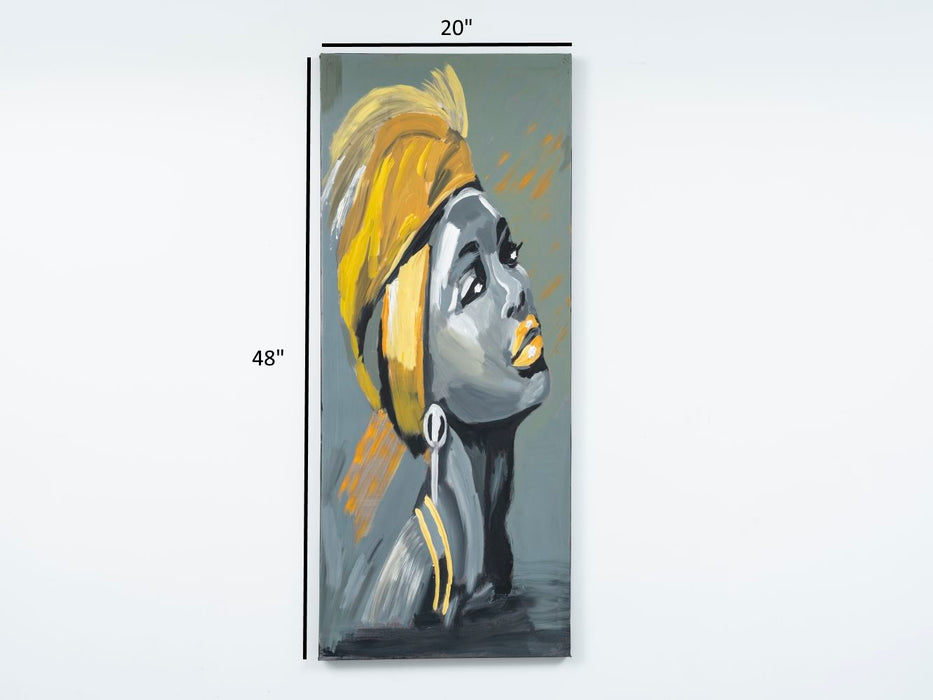 Wandela Wall Canvas Paintings 47'' X 19''